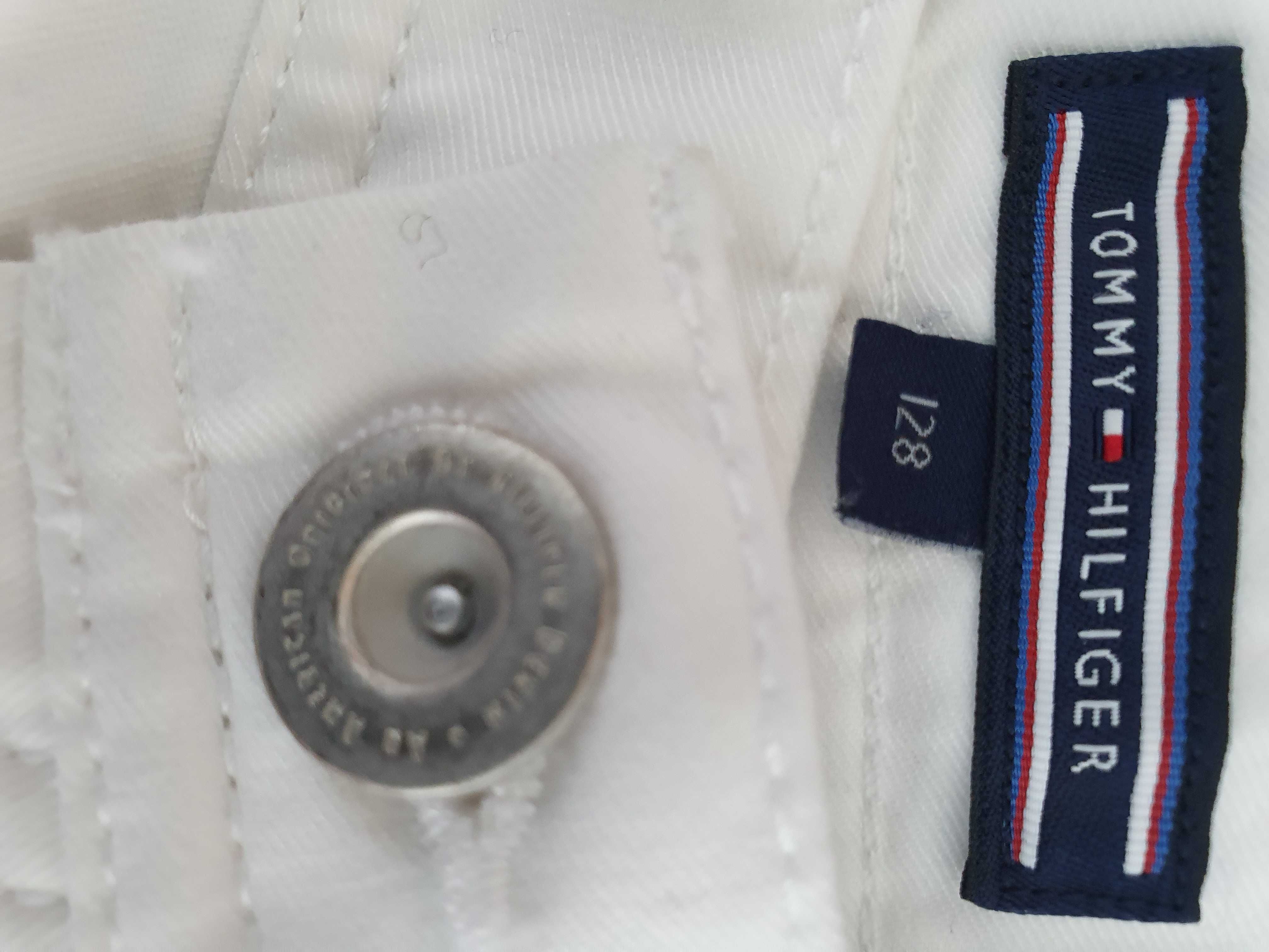 Calça branca original de menino TOMMY HILFIGER 7/8 anos