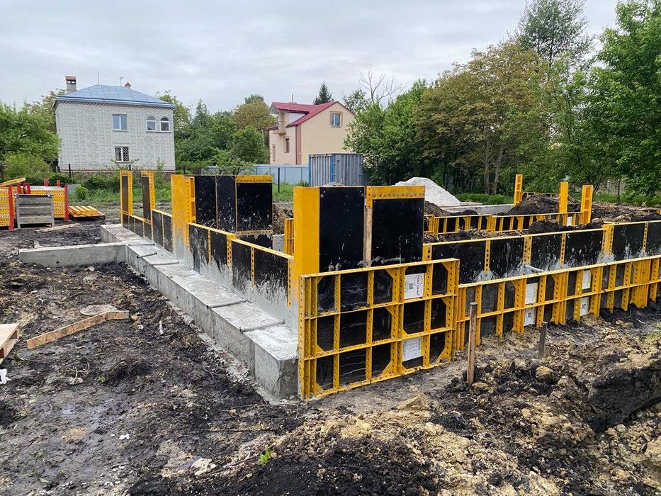 Оренда стінової опалубки. легка версія. Колони, фундамент