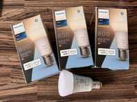 3x Philips Hue E27 białe Apple Homekit A60 800lm