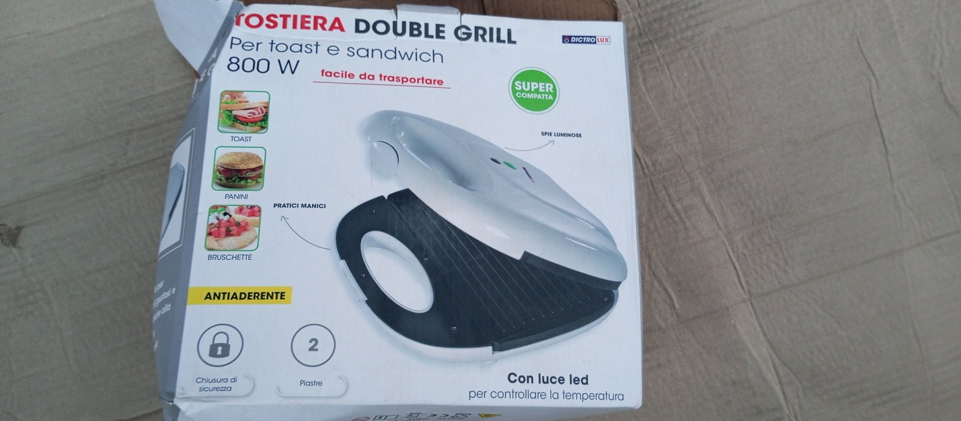 Електрогриль притискний Rostiera double grill