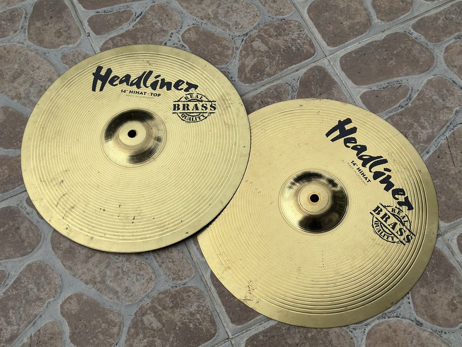 ++ HEADLINER (Meinl) Brass Hi-Hat 14" Talerze perkusyjne ++