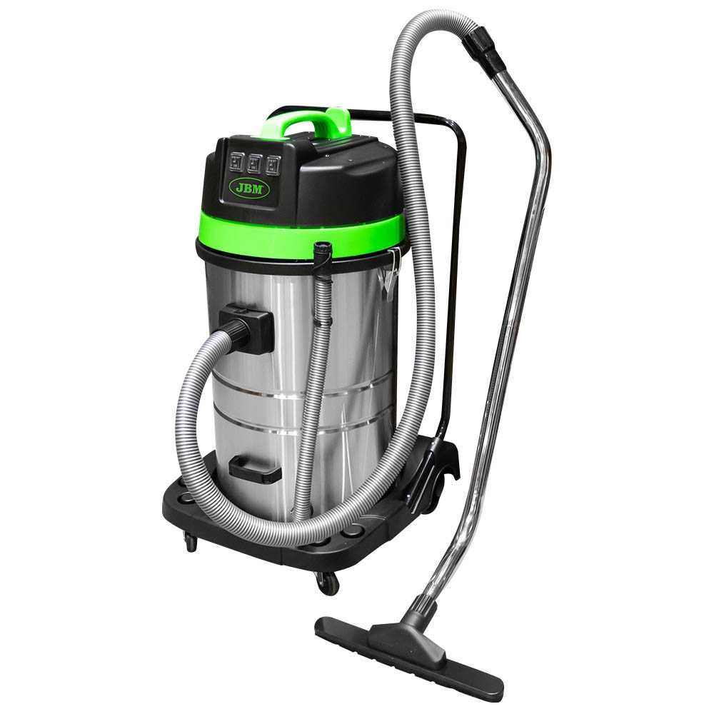 Aspirador Sólidos/Líquidos Industrial 80Lt JBM (3 motores 1000 Watts)