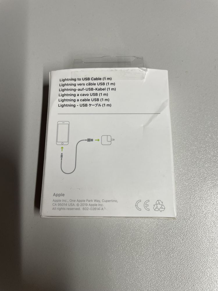 Kabel iPhone Lightning to USB Cable (1m) MXLY2ZM/A kabel do telefonu