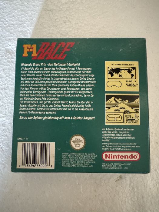 F1 Race - gra na Nintendo Game Boy / Gameboy