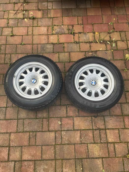 Komplet 4 kół alu BMW E39 opony zimowe