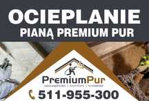 Od 45 zł/m2 Piana klasy PREMIUM Ocieplenie ocieplanie piana pianka pur
