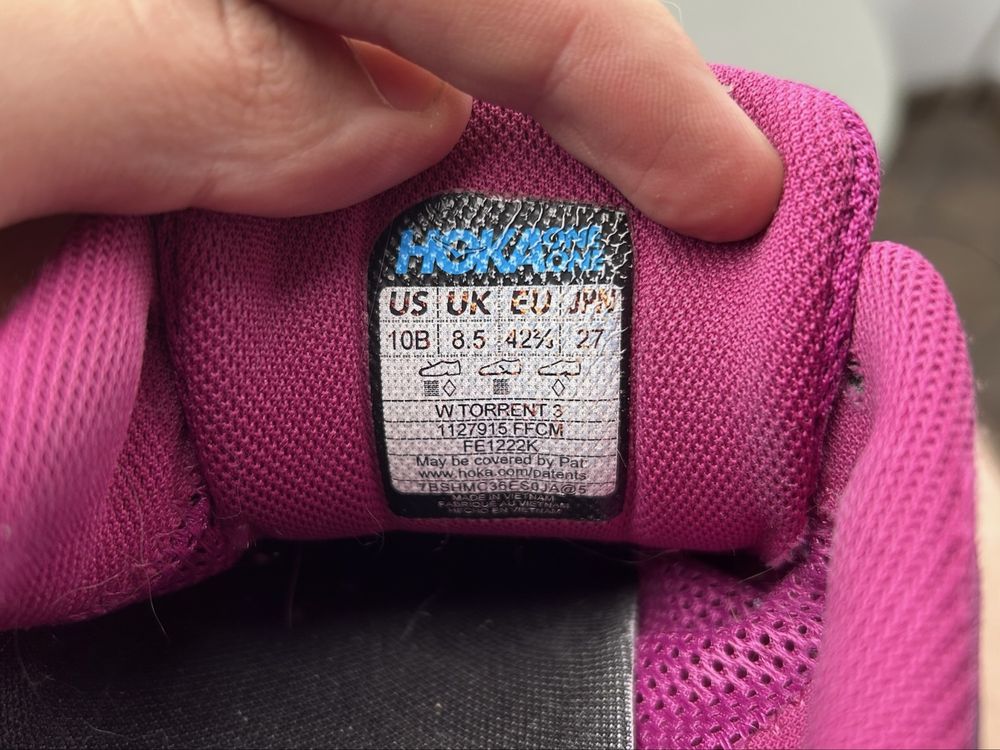Оригінал! Кросівки Hoka Torrent 3 42.5 розмір 03605