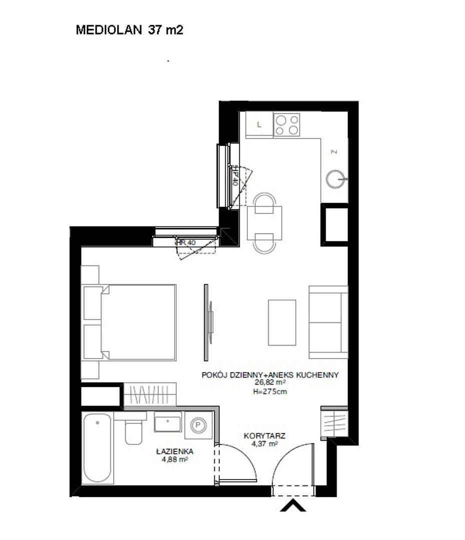 Apartament Gdańsk Śródmieście SCALA, Łąkowa 60 C