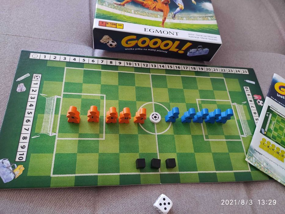 Gra Piłkarzyki planszówka Egmont Gool
