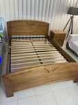 Cama de casal c/ estrado c/ colchão