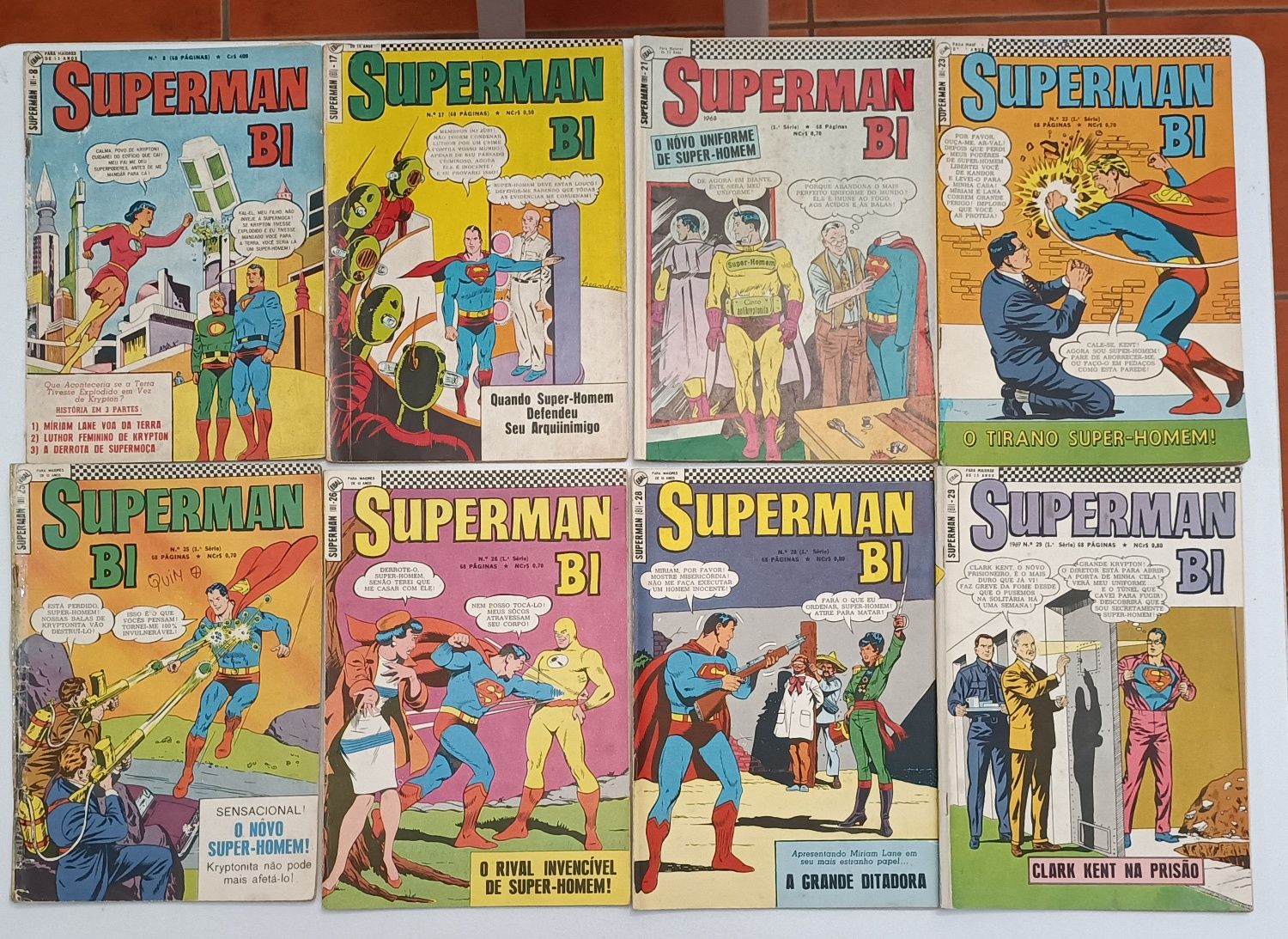 49 Livros Superman da Ebal e Abril