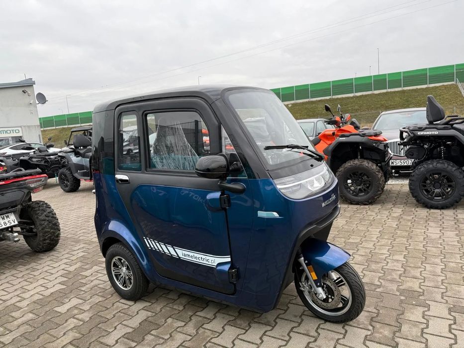 Motorower Elektryczny Trójkołowy FLIPPER 2 os AM RATY 0% Microcar