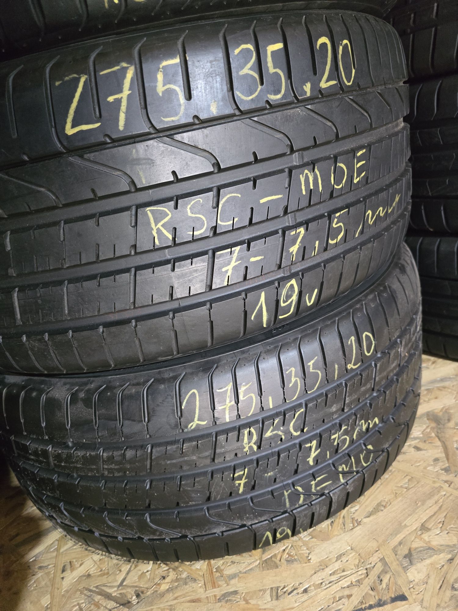 245/40/20_275/35/20 Pirelli BMW-RSC super kpl 6,5_7,5mm z 18_19r.