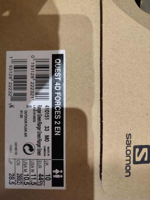 Берці тактичні Solomon Quest 4D Forces 2