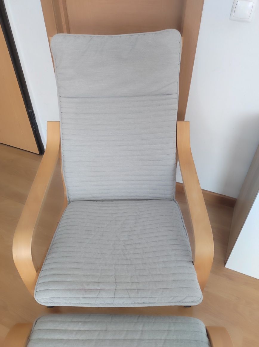 Poltrona + repousa pés IKEA