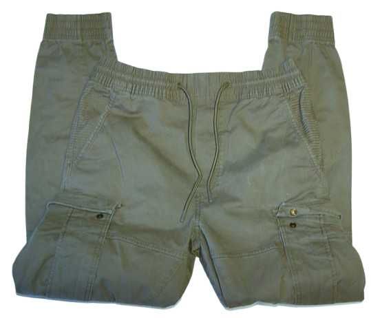 H and M roz.XS PAS 72 bojówki męskie jak nowe z elastanem
