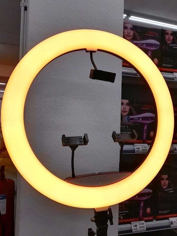 Ring Light Nova e Completa com Tripé, Comando e Bolsa