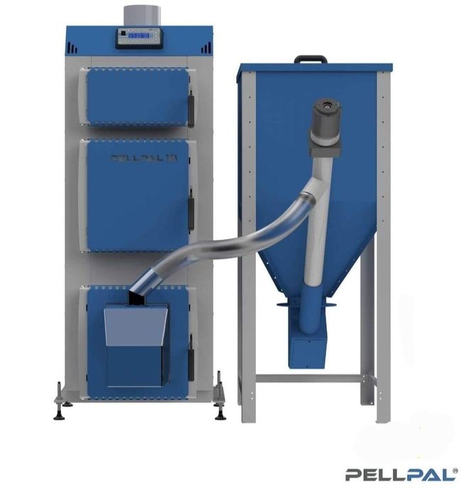 Piec na pellet pellpal 18 kW zapalarka strona ZUM