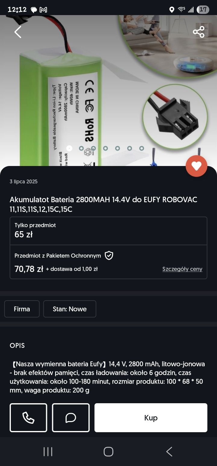 Eufy robovac 15C max robot sprzatajacy