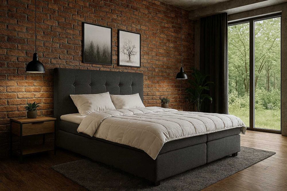 Łóżko kontynentalne Mariot 160/200 PROMOCJA dostawa pod wskazany adres