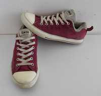 Converse 38 ,5 buty trampki bordowe