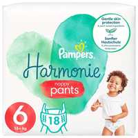 Трусики Pampers Harmonie pants 6(18шт)Памперс 15+кг,Німеччина