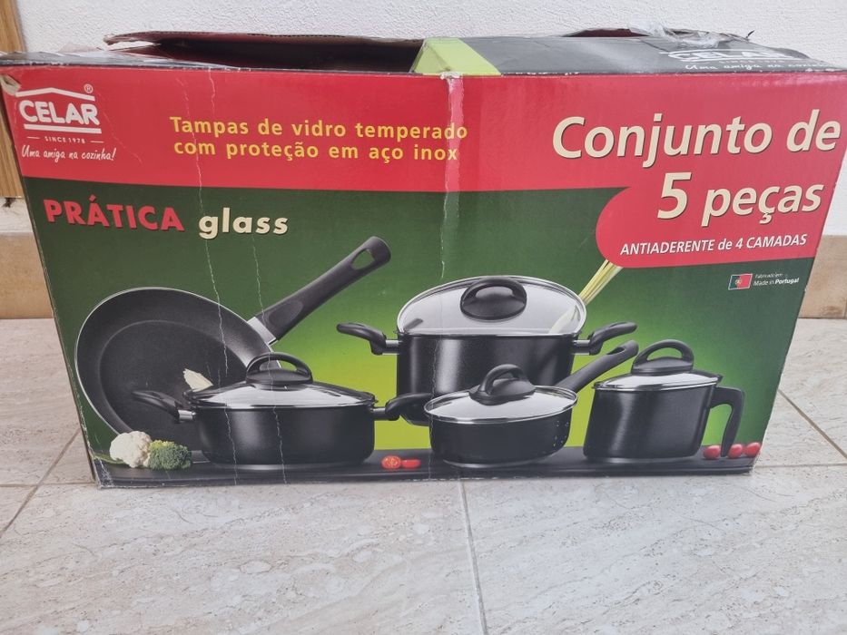 Conjunto de tachos Celar 5 peças