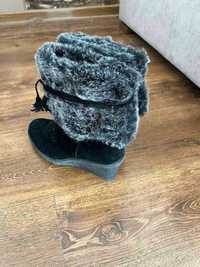 обувь зима размер 39-40 замша и мех