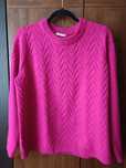 Sweter w kolorze fuksji