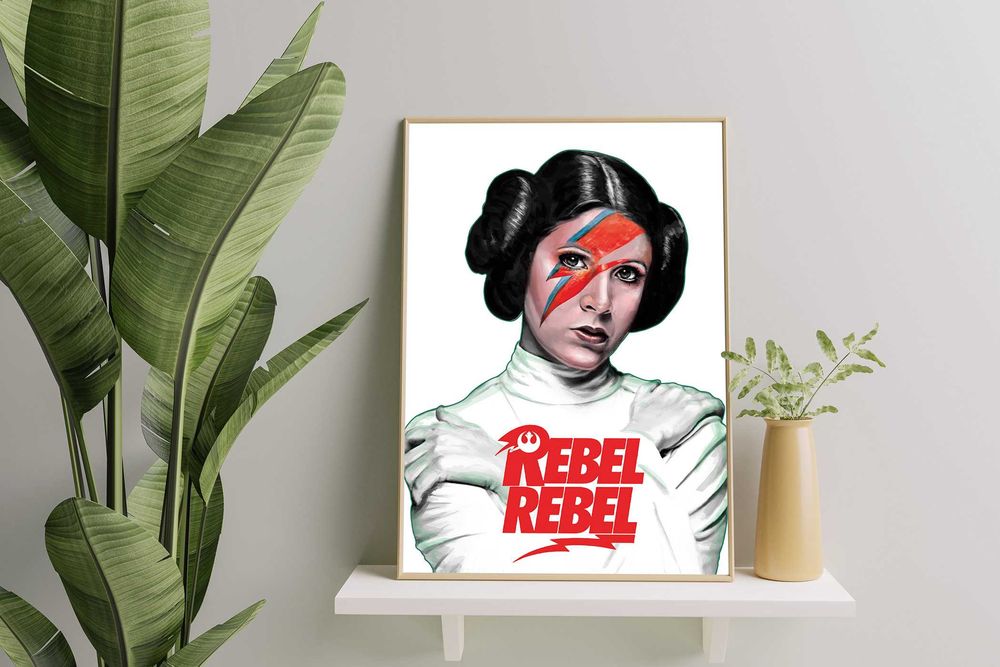 Księżniczka Leia Plakat A3 - Star Wars - trzecia sztuka GRATIS