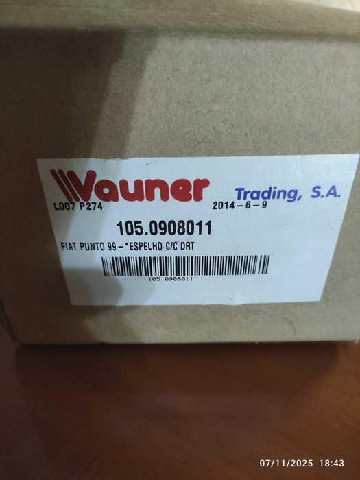 Espelho direito Fiat Punto 1999