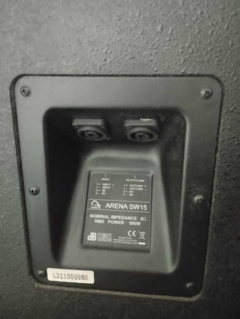 Sub passivo dB tecnologies