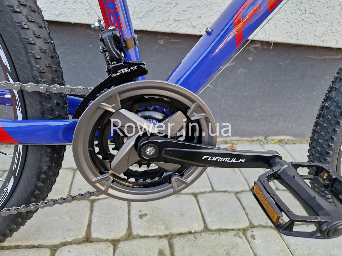 Велосипед алюмінієвий Formula MOTION 26 AM DD рама-13" синій 2024