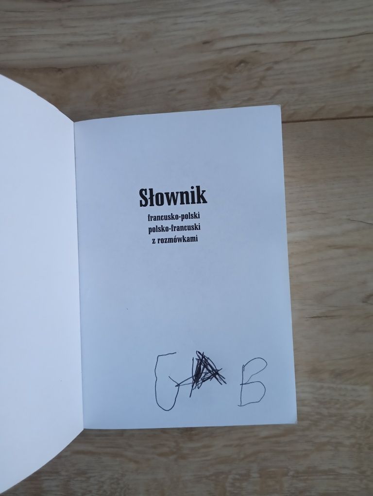 Słownik polsko-francuski z rozmówkami