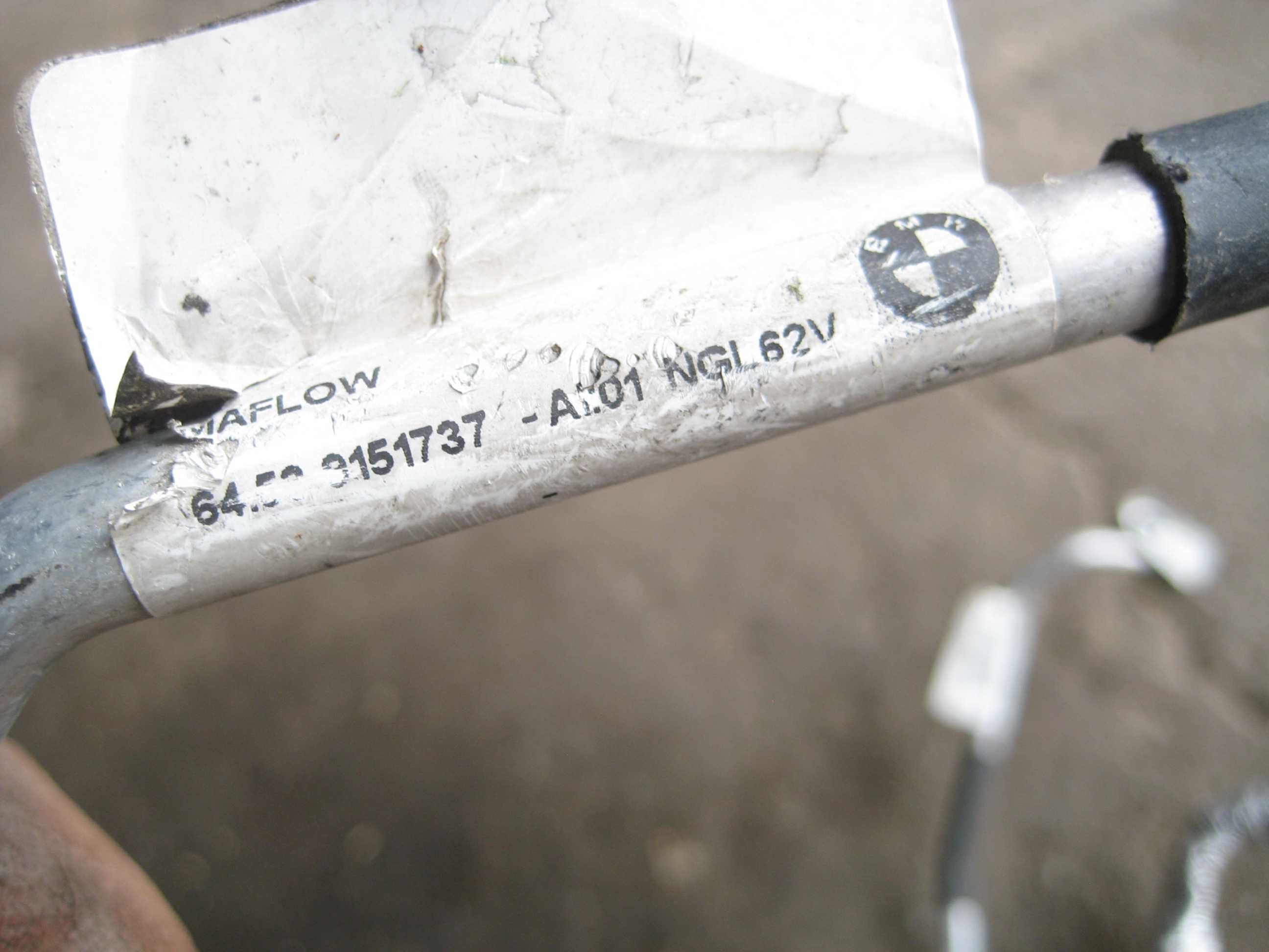 Przewód klimatyzacji BMW 1 E81