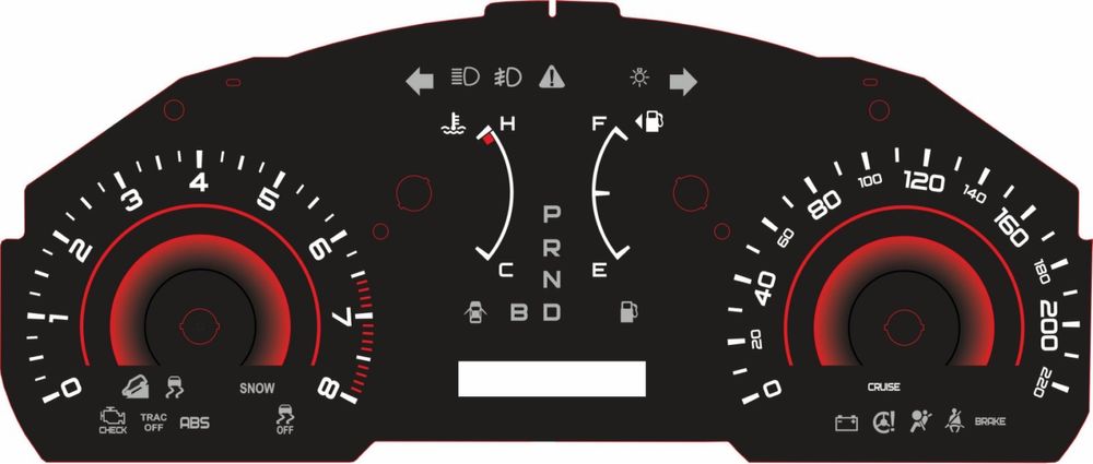 Шкалы приборо/Toyota/Lexus/Mazda/Audi/Порше/Nissan/VW/bmw