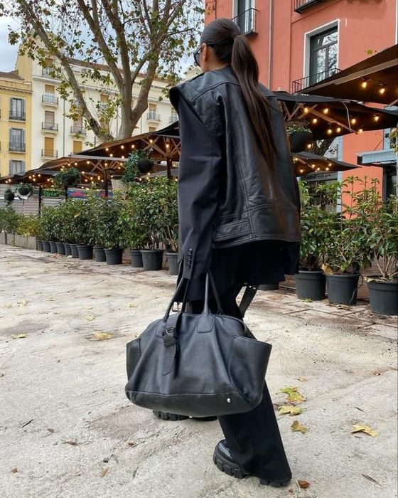 Шкіряна куртка- жилет zara zw collection oверсайз