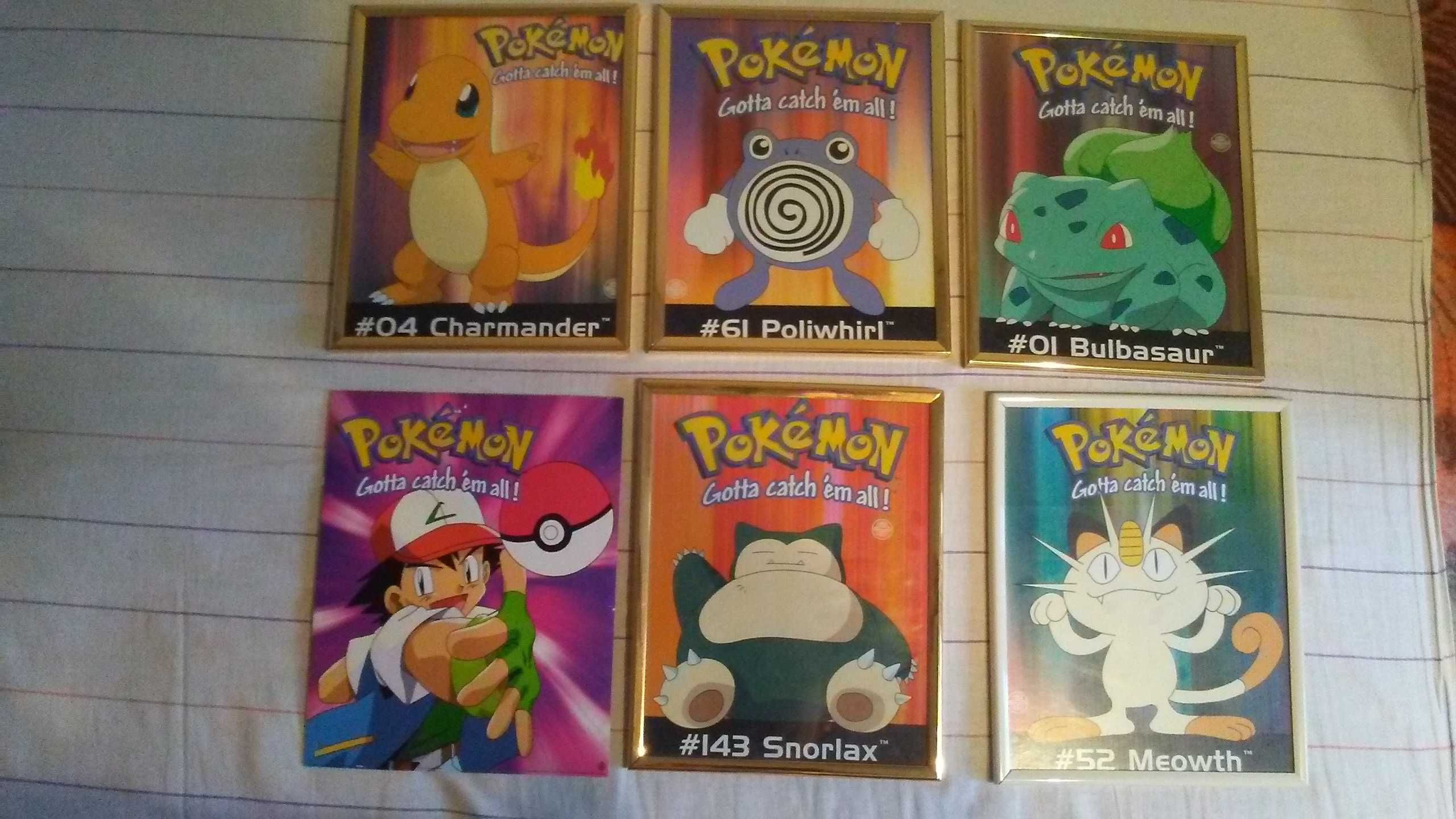 Pokemony - obrazki na ścianę zestaw