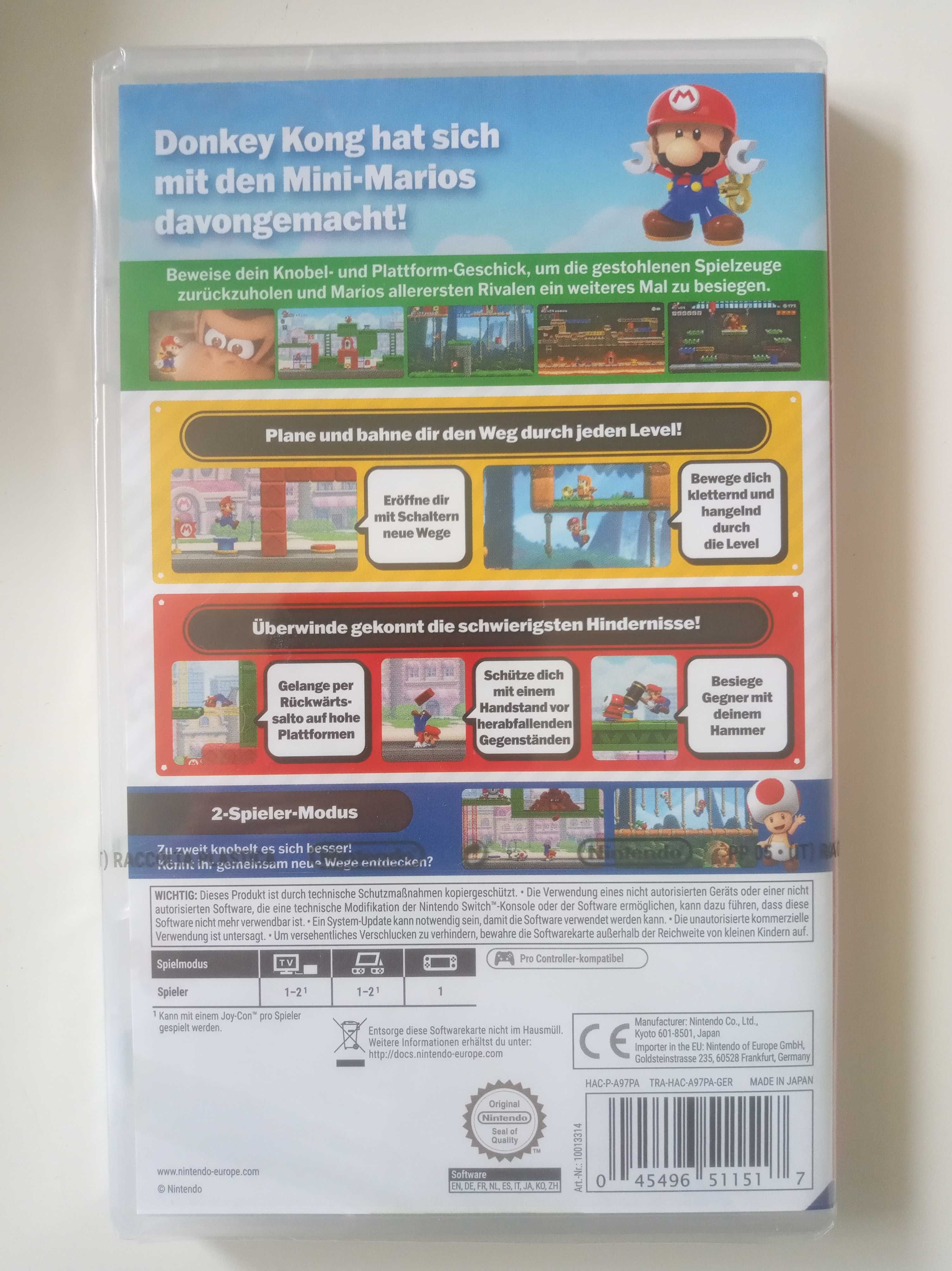 Mario vs. Donkey Kong Nintendo Switch NOWA