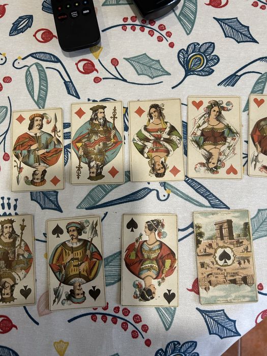 Baralho de cartas ANTIGO - VINTAGE