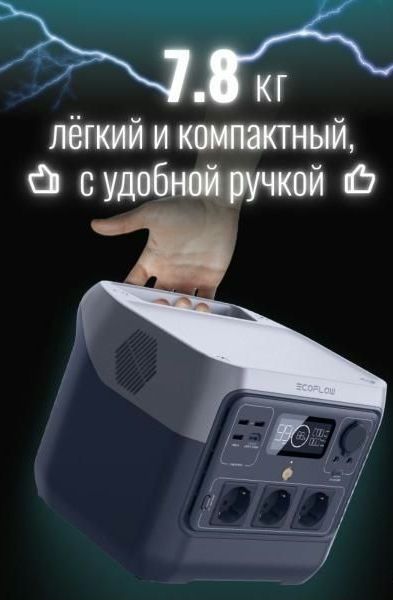 Зарядна станція Ecoflow River 2 Pro (LIFePo4 ) 1600 Вт (Нова !Гарантія
