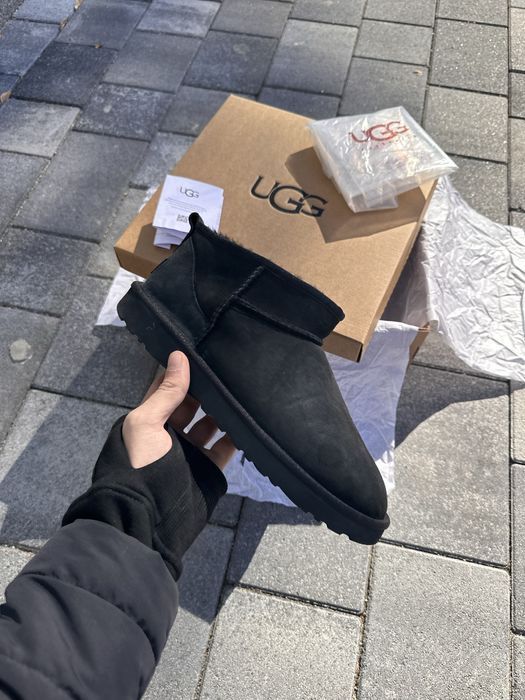 Уггі Ugg Ultra Mini Black Угг 36-45 Унісекс