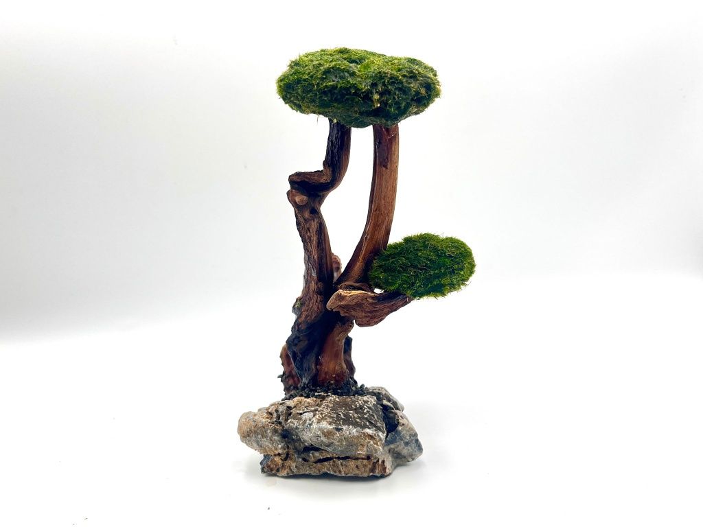 Piękna Ozdoba Aranżacja do Akwarium Drzewko Bonsai