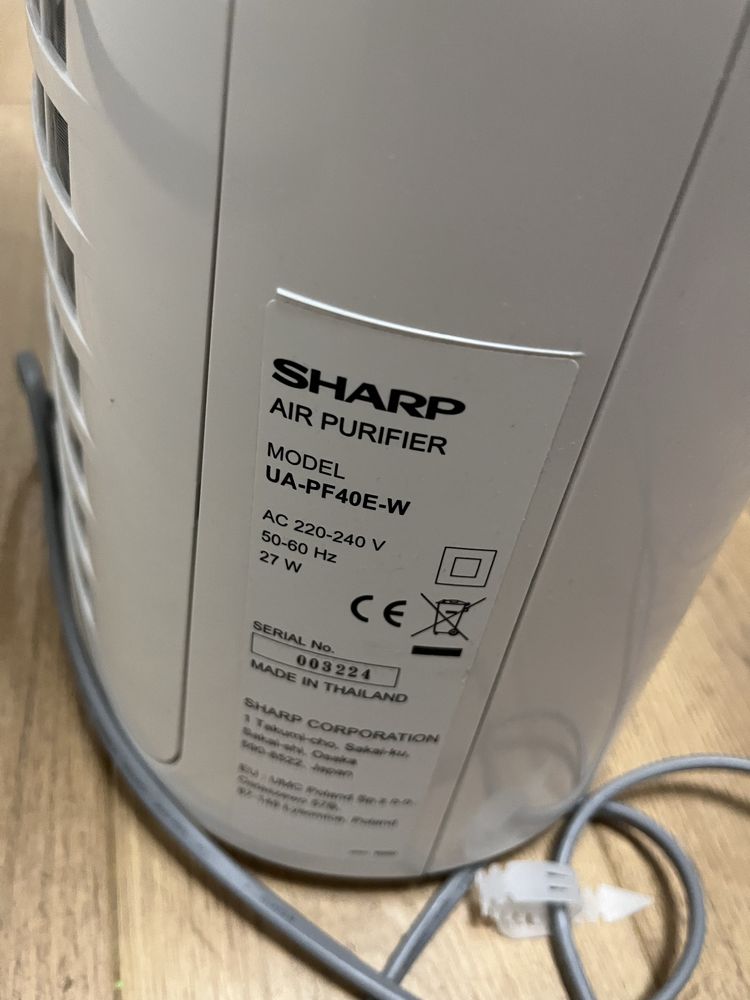 Oczyszczacz powietrza Sharp UA-PF-40E-W