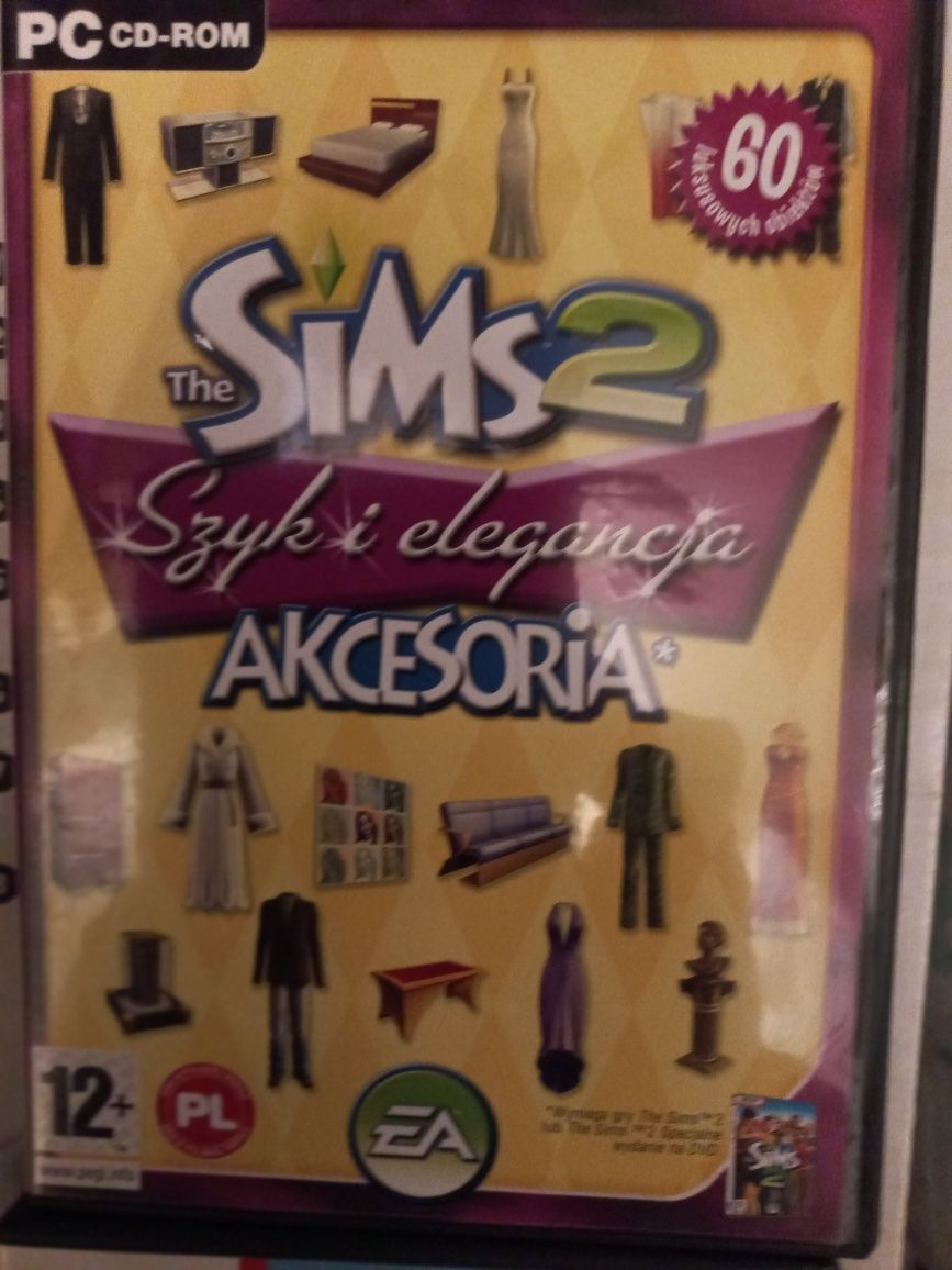 Gra The Sims 2 dodatek Zwierzaki +  Szyk I Elegancija