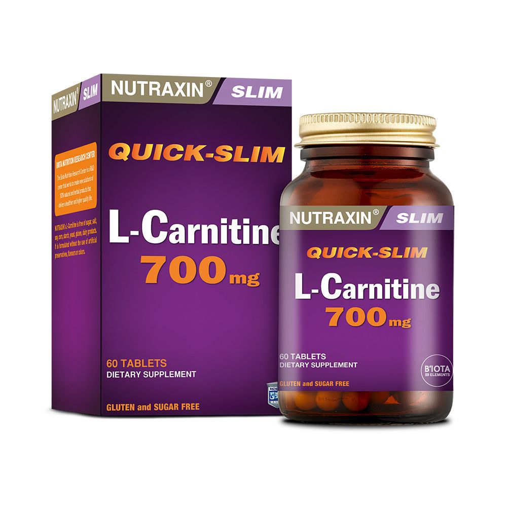 Nutraxin- L - carnitin - виробник Туреччина - 60 капсул .