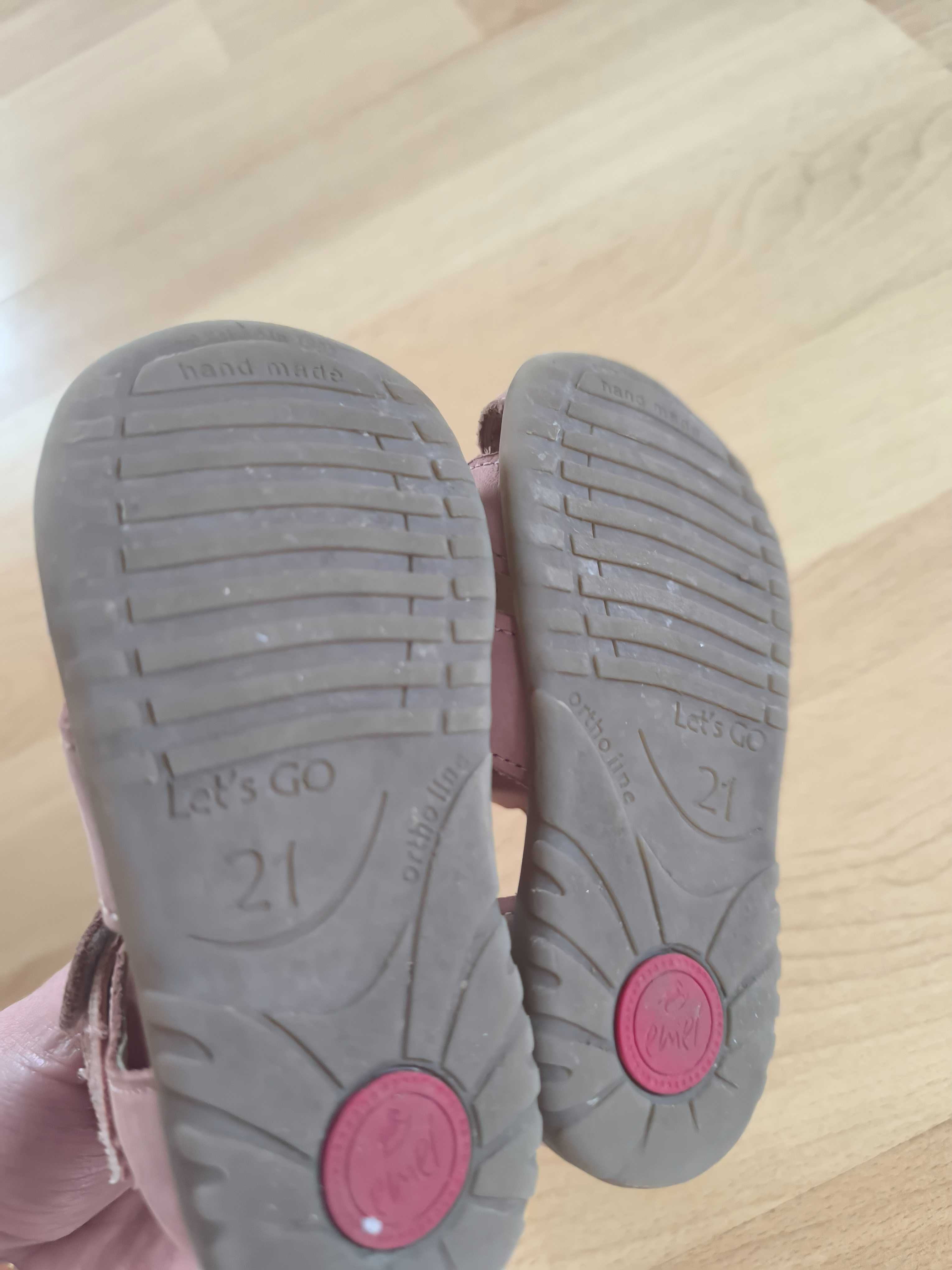 Sandały emel dziewczęce 21