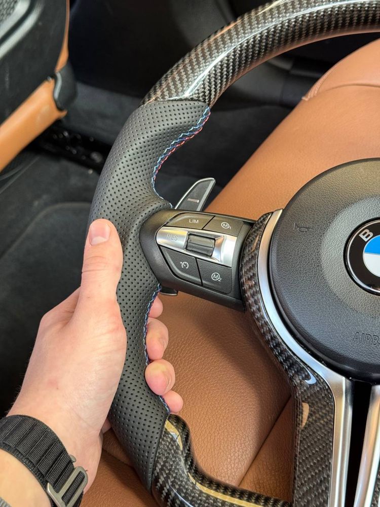 М Руль Карбон для BMW F30 F20 F15 F25 F16 F22 F31 F32 F34 F36 кермо