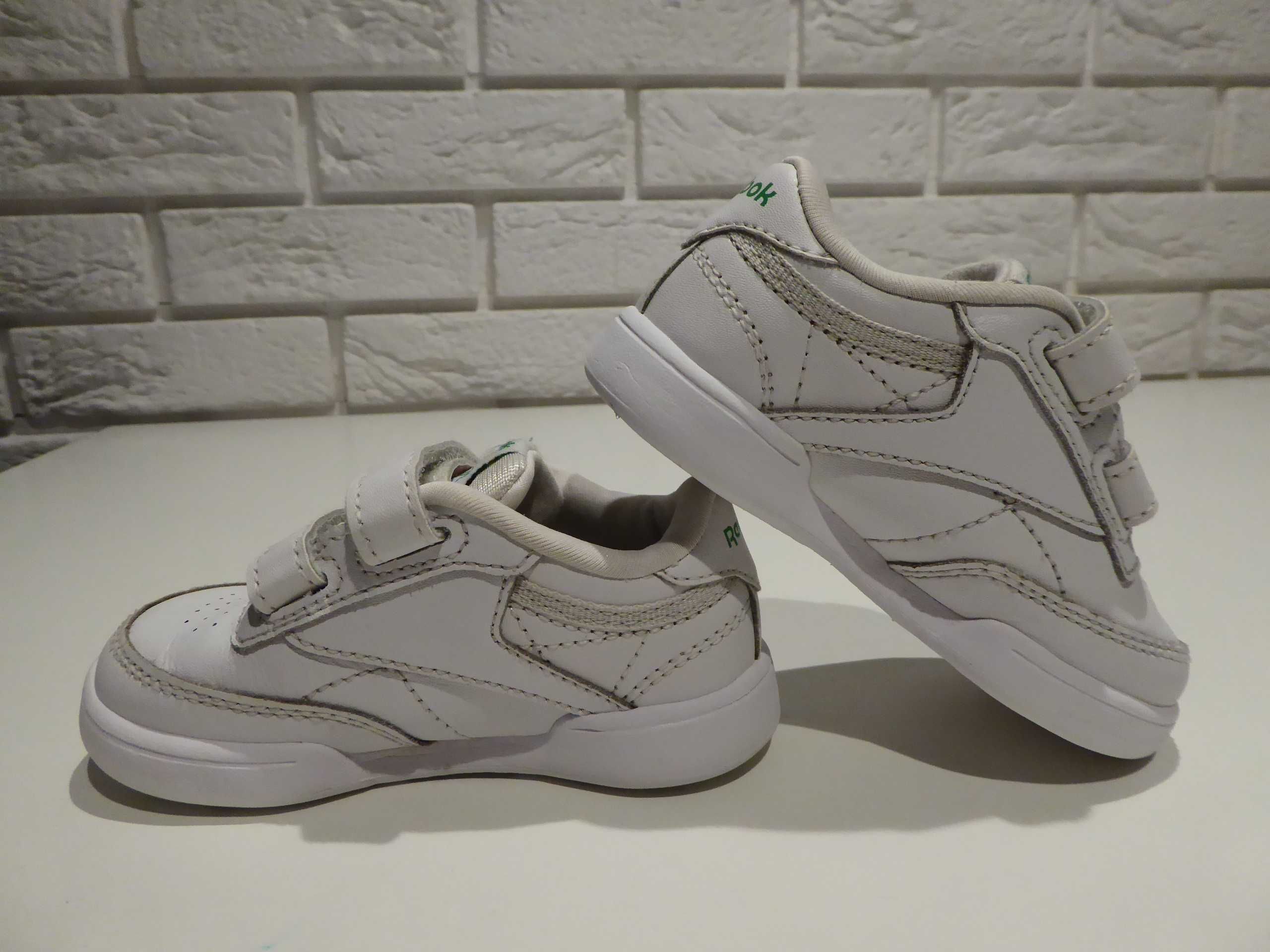 Buciki buty adidasy sneakersy niemowlęce dziecięce Reebok 21.5 białe