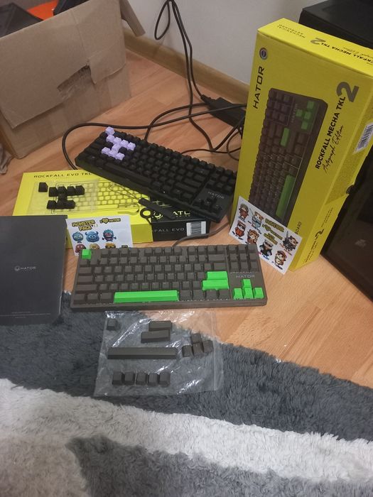 Ігрові клавіатури HATOR Rockfall EVO та Rockfall 2 Choco Aurum